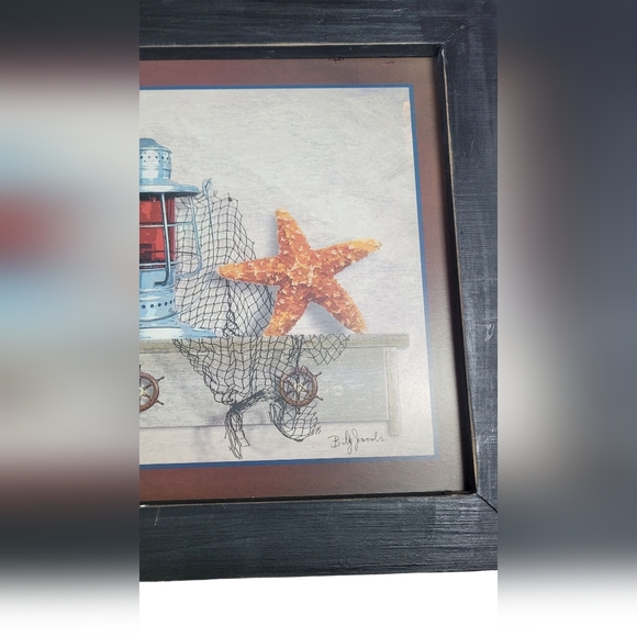 Framed Nautical Art Print Sailboat - Picture 11 of 16